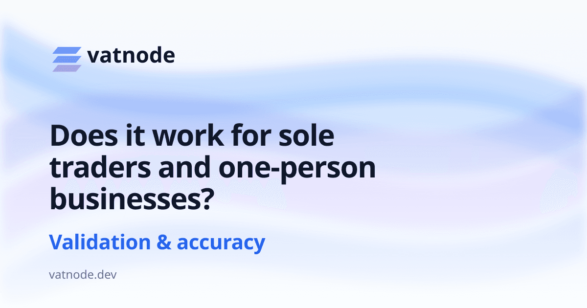 Does it work for sole traders and one-person businesses?