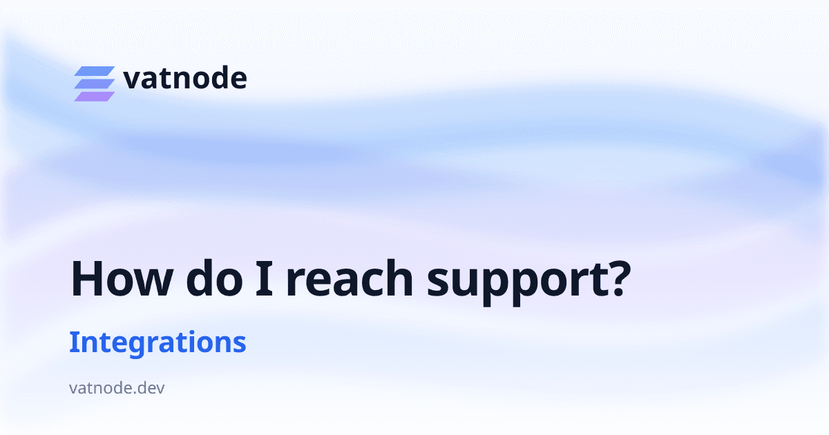 How do I reach support?