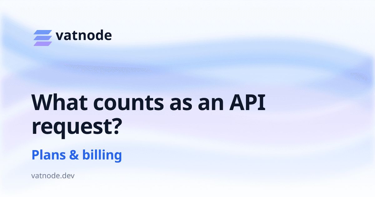 What counts as an API request?