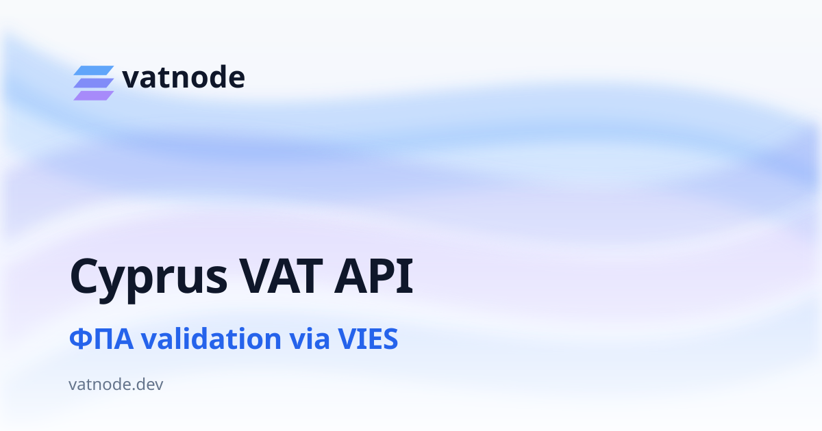 Vat Return Form Example Cyprus VAT Reverse Charge in Cyprus — Rules & VIES Check | vatnode